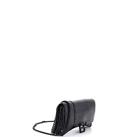 Pre-Owned Balenciaga Hourglass Chain Wallet Embossed Leather