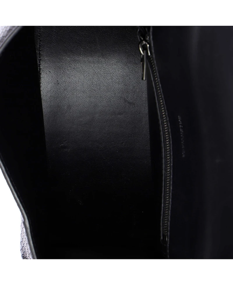 Pre-Owned Balenciaga Small Hourglass Top Handle Bag Embossed Leather