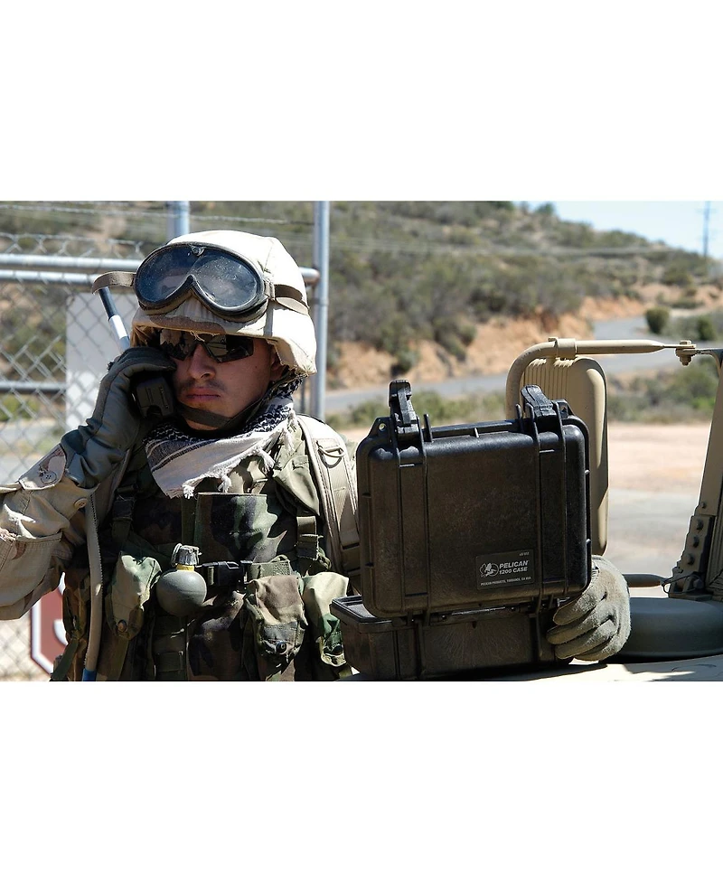 Pelican 1200 Watertight Mini-s Hard Case without Foam Insert