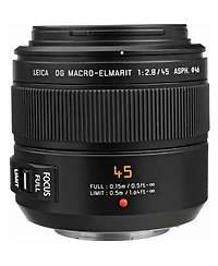 Panasonic Lumix G Leica Dg Macro-Elmarit 45mm f/2.8 Aspherical Lens for Micro Four Thirds, Bundle with Slik U8800L 3-Section Aluminum Tripod with