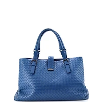 Pre-Owned Bottega Veneta Large Roma Bag Intrecciato Nappa