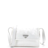 Pre-Owned Prada Small Padded Flap Shoulder Bag Re-Nylon