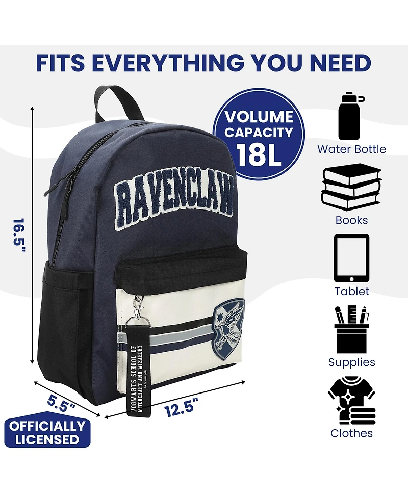 Harry Potter Ravenclaw Crest 16.5" Adult Backpack