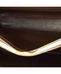 Pre-Owned Celine Medium 16 Top Handle Bag Grained Calfskin