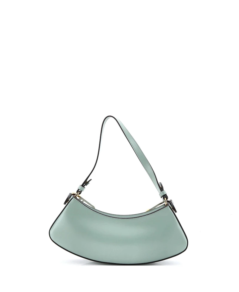 Pre-Owned Fendi O'Lock Swing Shoulder Bag Leather