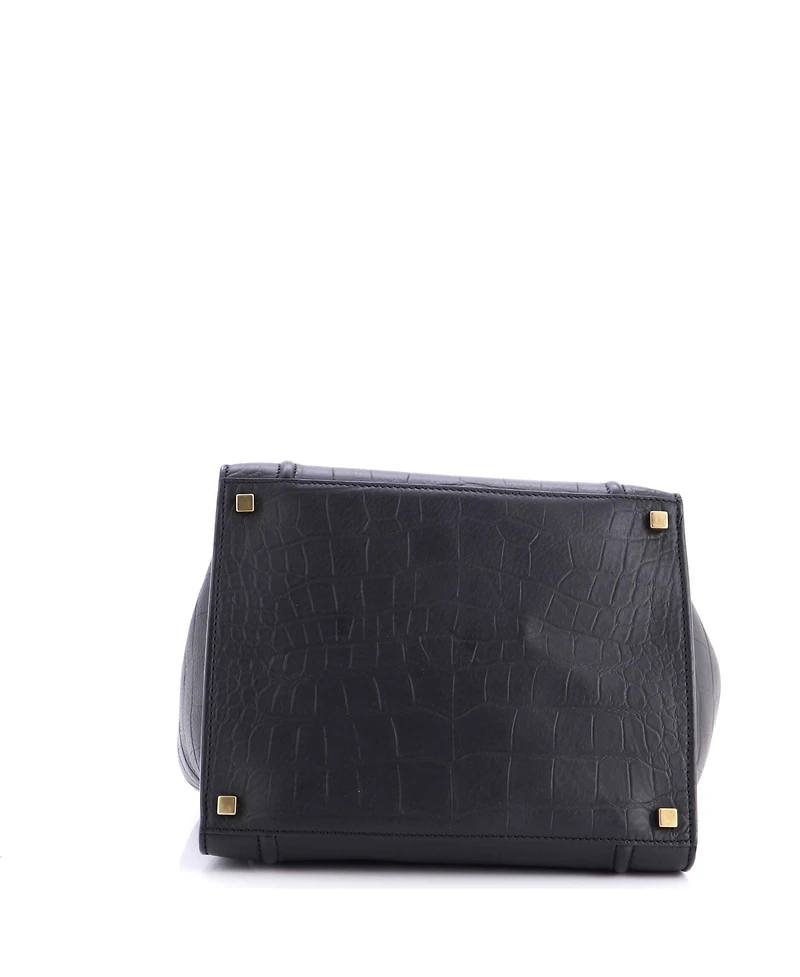 Pre-Owned Celine Medium Phantom Bag Embossed Leather