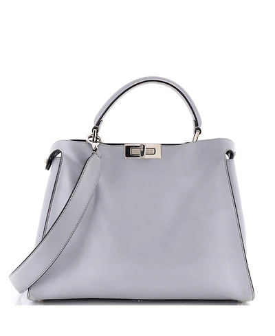 Pre-Owned Fendi Large Peekaboo Essential Bag Leather