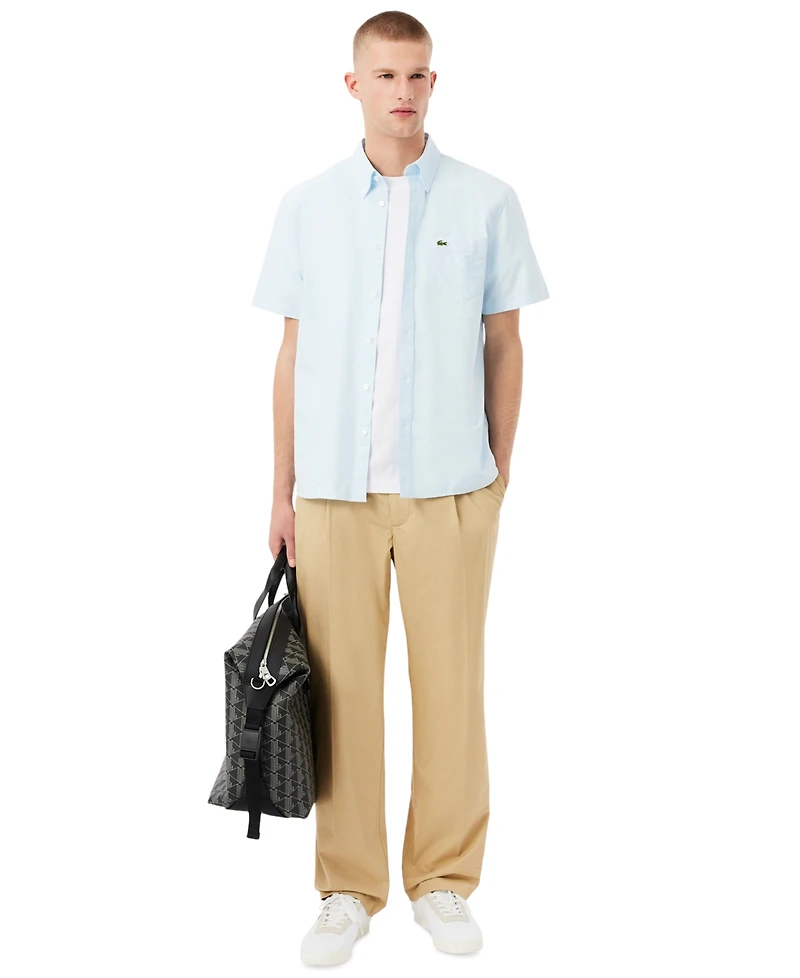 Lacoste Men's Front Pocket Crewneck Jersey T-Shirt