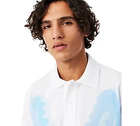 Lacoste Men's Cotton Classic-Fit Printed Pique Polo Shirt