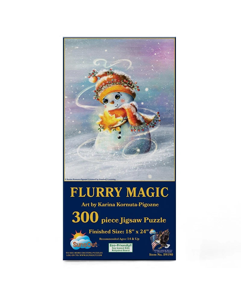 SunsOut Flurry Magic 300 piece Jigsaw Puzzle for Adults