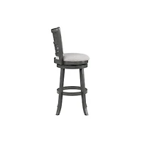 New Classic Furniture Gia 29" Solid Wood Swivel Bar Stool with Fabric Seat