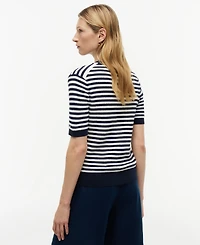 Tommy Hilfiger Women's Henley Neck Cotton Sweater