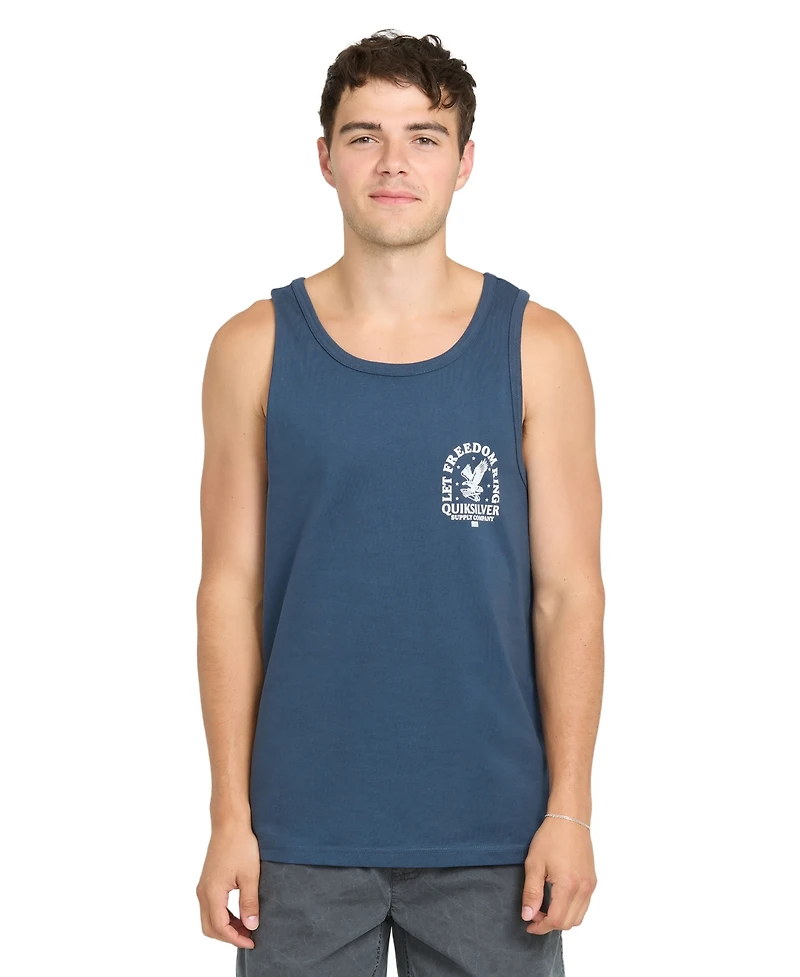 Quiksilver Men's Freedom Ring Crewneck Tank Top