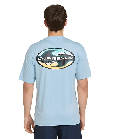 Quiksilver Men's Graphic Printed Short-Sleeve Swim T-Shirt