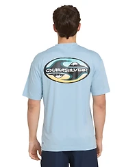 Quiksilver Men's Graphic Printed Short-Sleeve Swim T-Shirt