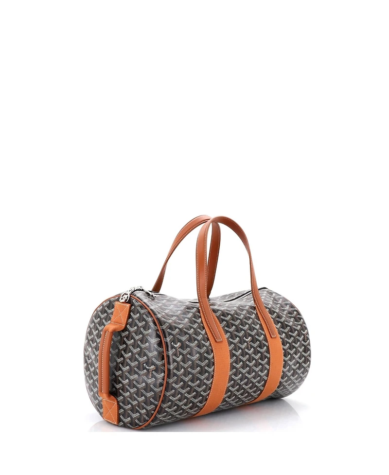 Pre-Owned Goyard 40 Barrel Sport Duffle Bag Coated Canvas