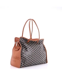 Pre-Owned Goyard Pm Hardy Pet Carrier Coated Canvas