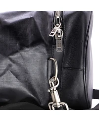 Pre-Owned Givenchy Large Jaw Bag Coated Canvas with Leather