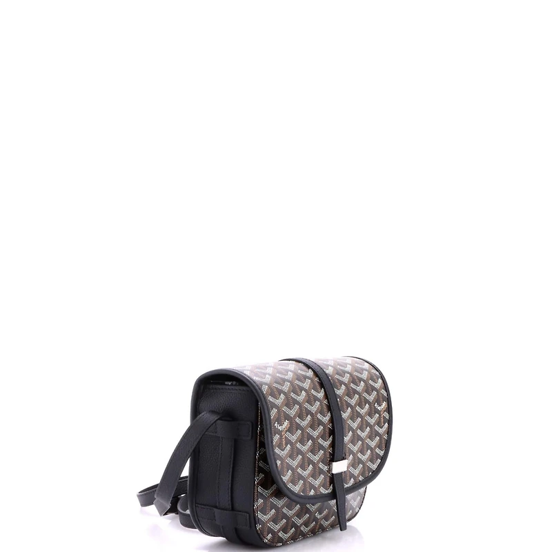 Pre-Owned Goyard Pm Belvedere Ii Messenger Bag Coated Canvas