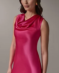 Donna Karan New York Petite Sleeveless Cowl Neck Ball Gown
