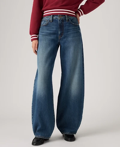 Levi's Women's Middy Balloon Mid Rise Denim Loose Jeans