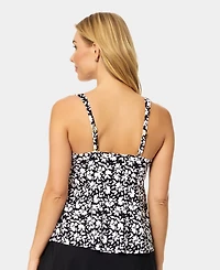 Island Escape Women's Laguna Scoop Neck Tankini Top