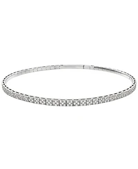 Macy's Diamond Bangle Bracelet (1/2 ct. t.w.) in Sterling Silver