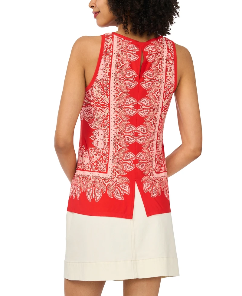 Vince Camuto Women's Printed Sleeveless Tank Top