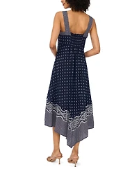 Vince Camuto Women's Rayon Hanky Hem Tank Midi Dress