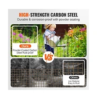 Sugift 24 in H x 30 feet L Garden Fence Animal Barrier No Dig Underground Fence