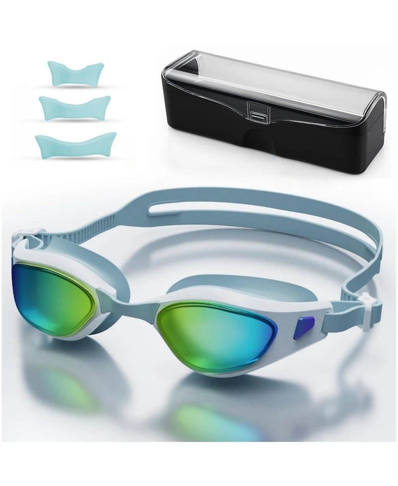 Gnuadz Swim Goggles Anti-fog Uv Protection Leak-proof Adult Wide View