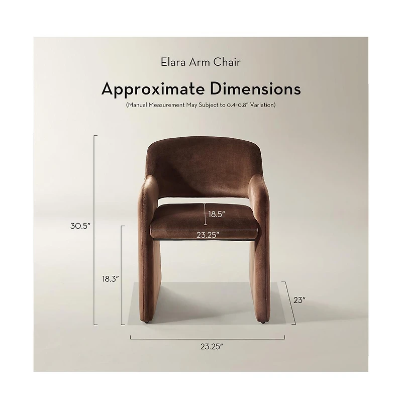 Z Gallerie Elara Dining Armchair