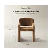 Z Gallerie Elara Dining Armchair