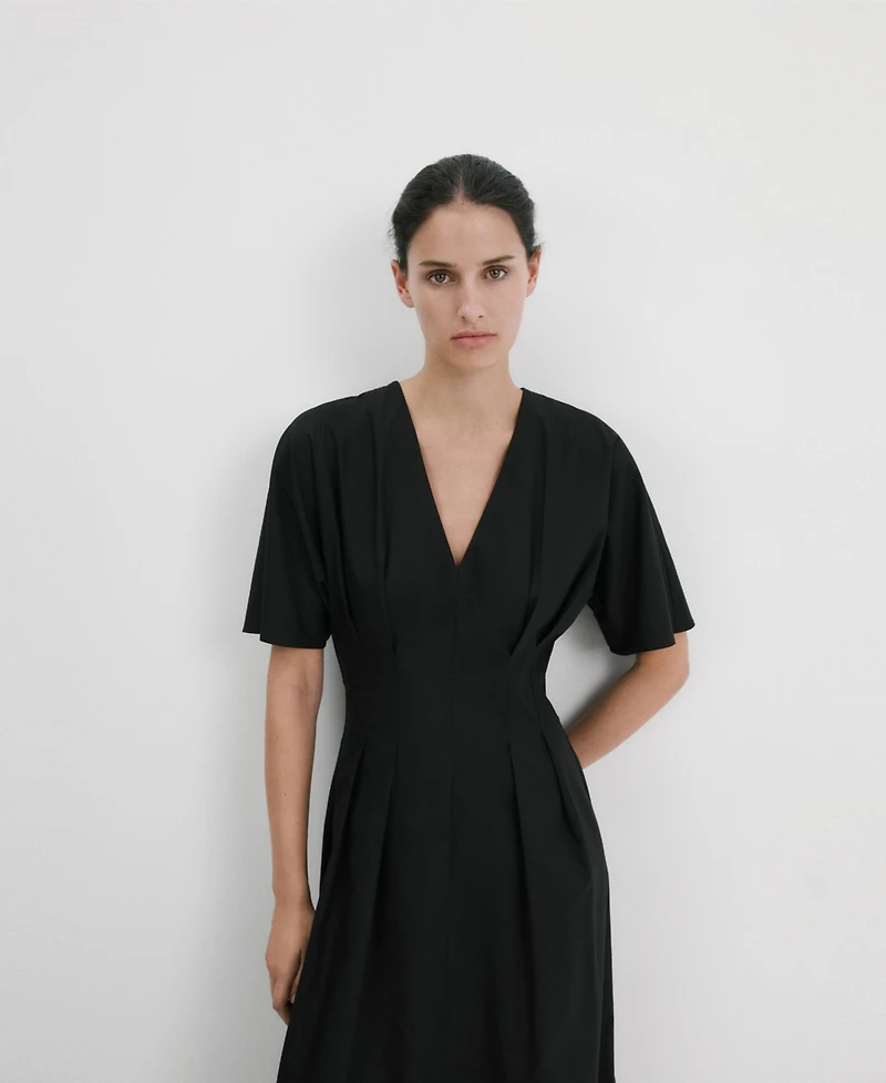 Mango Women's Lyocell A-Line Dress