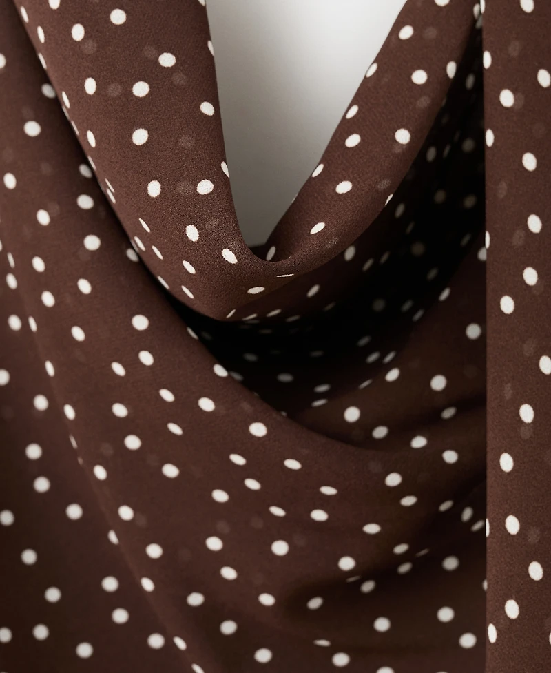 Mango Women's Draped-Neck Scarf Top