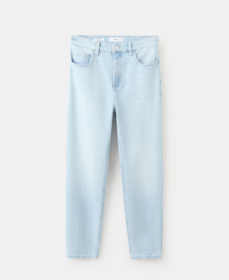 Mango Women's Newmom Comfort High-Rise Jeans