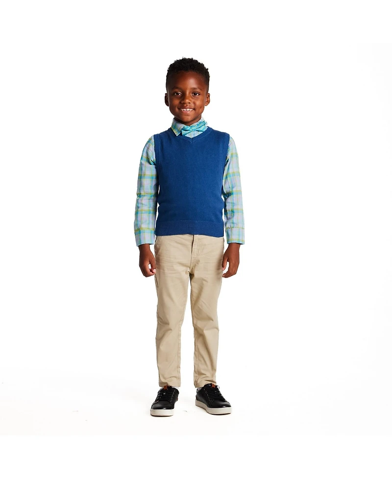 Andy & Evan Toddler Boys and 4-Piece Vest Set