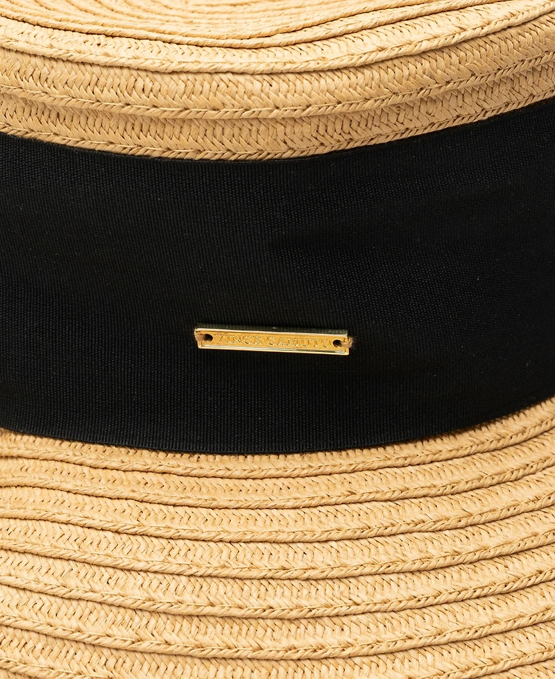 Vince Camuto Downbrim Oversized Ribbon Tie Hat