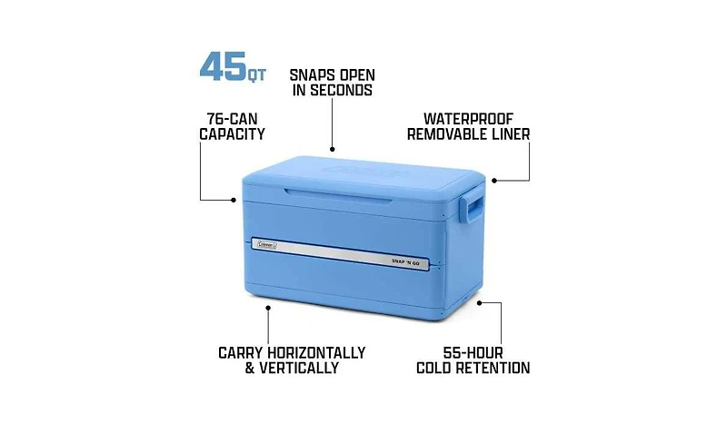 Coleman Snap 'N Go -Quart Collapsible Hard Cooler