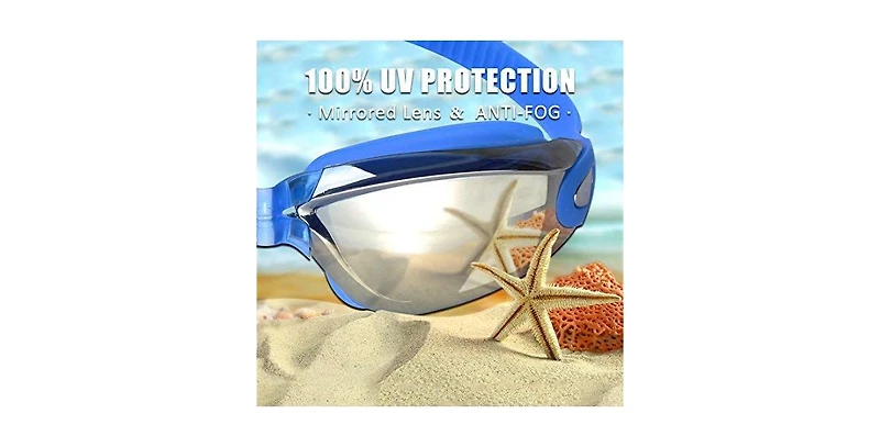Swim Goggles Anti Fog Adult Pack 2