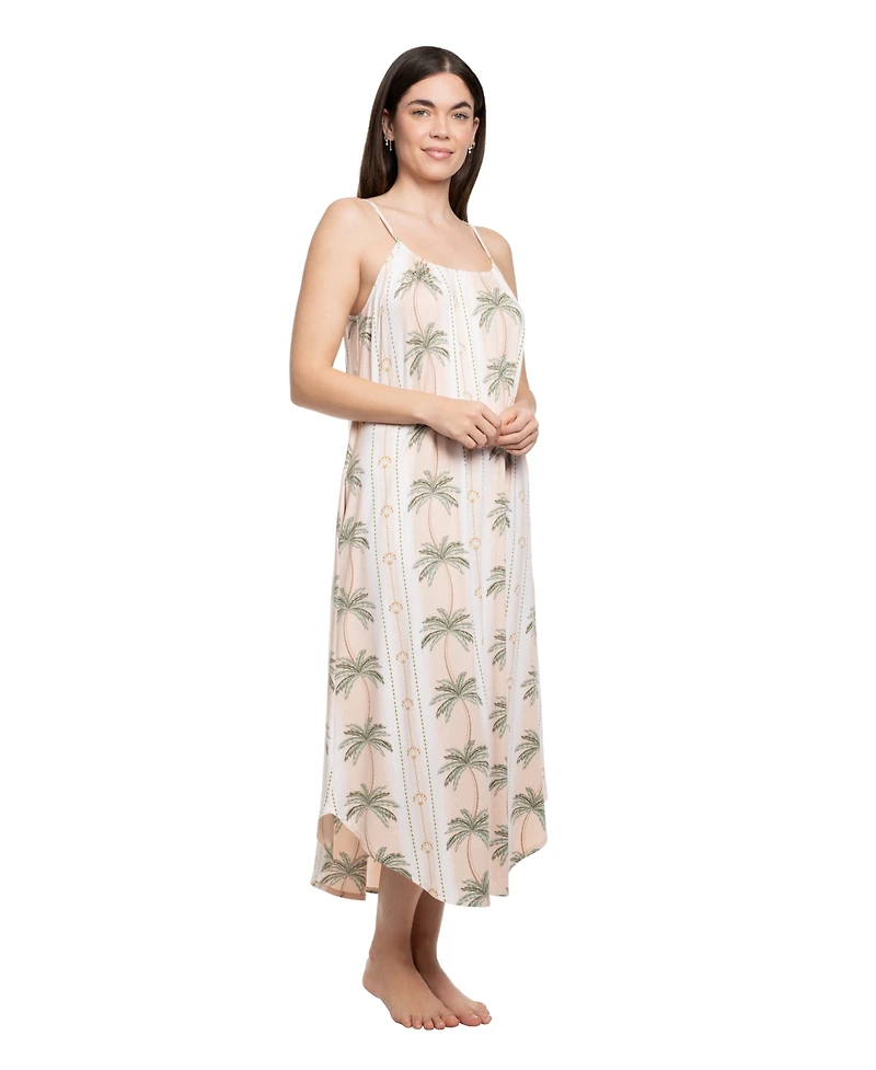 Linea Donatella Women's Round Neck Nightgown