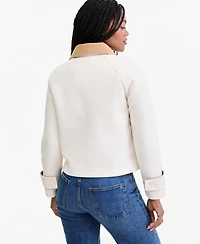 Tommy Hilfiger Women's Corduroy Collar Bomber Jacket