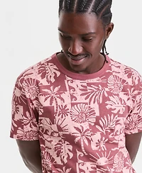 Sun + Stone Men's Cotton Tropical-Print Short-Sleeve T-Shirt, Macy's Exclusive