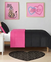 Juicy Couture Metallic Leopard Foil Print Shaped Heart Rug, 36" x