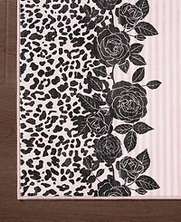 Juicy Couture Lacey Leopard Finely Soft Washable Accent Rug, 24" x 48"