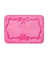 Juicy Couture Ribbon Border Quilted Memory Foam Bath Mat