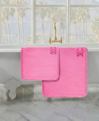 Juicy Couture Gothic Initials Quilted Memory Foam Bath 2-Pc. Mat