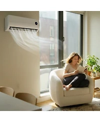 Skonyon 9000 Btu 115V Ductless Mini Split Air Conditioner and Heater 19 SEER2