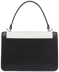 Karl Lagerfeld Paris Simone Leather Small Satchel Handbag