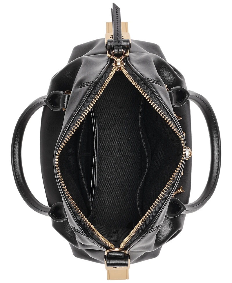 Karl Lagerfeld Paris Charlaine Leather Small Crossbody Handbag